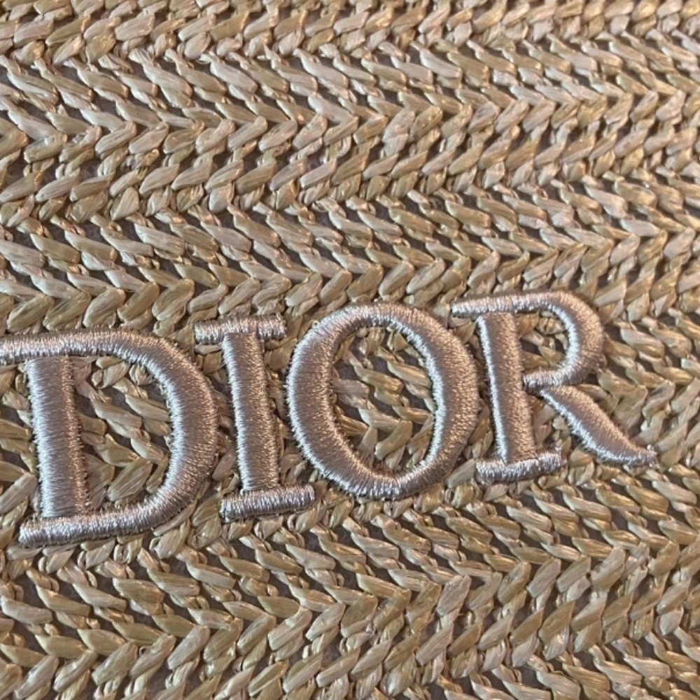 DIOR raffia Clutch Pouch - Picture 4 of 6